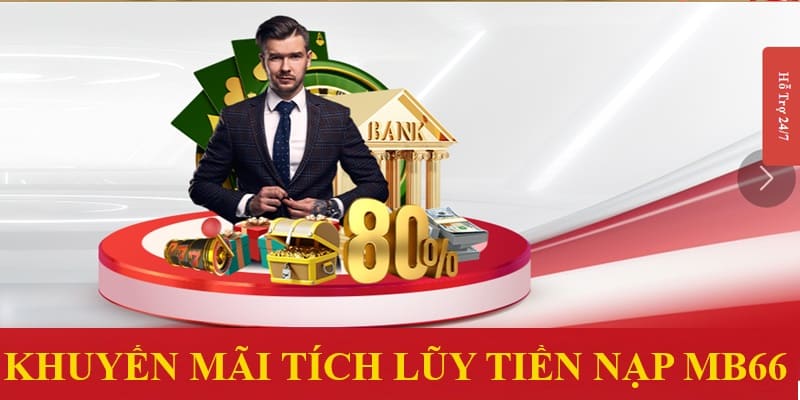 Khuyến mãi MB66 tích lũy tiền nạp để nhận thưởng giá trị trong tuần